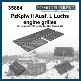 FCM35884 Panzer II Ausf. L Luchs engine cover mesh grilles