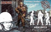 ARM16033 Девушка снайпер