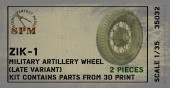 SPM35032 Набор колес для артиллерии ЗИК-1 поздний тип