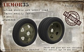 ARM35305 ГАЗ-АА Набор колес под нагрузкой, ЯШЗ (6 штук )