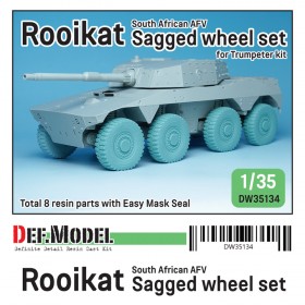DW35134 South African  Rooikat AFV Sagged Wheel set (for Trumpeter 1/35)