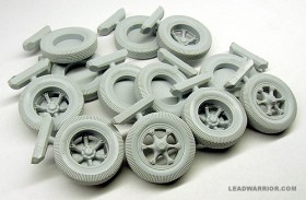 LW35226 Henschel 33D Wheels (Late-War Type, Road Pattern)