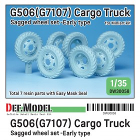 DW30058 U.S. G7107(G506) Cargo Truck Early type Wheel set (for miniart 1/35)