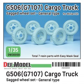DW30059 U.S. G7107(G506) Cargo Truck General type Wheel set (for miniart 1/35)