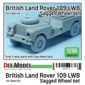 DW35141 British land rover 109 LWB wheel set (for italeri 1/35)