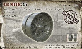 ARM35A408 Т-72 Катки без бандажей ,Тип1 (6 штук)