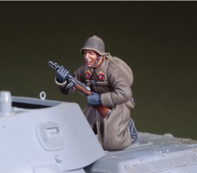 DO35012 WWII Russian winter tank rider #3