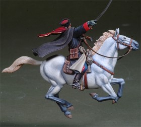 DO35C07 WWII Russian Cossack Cavalry W/ sabre