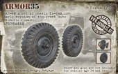ARM35A444 ГАЗ-69 Набор колес Я-248 (4 колеса +запаска), ранний вариант передних ступиц. 