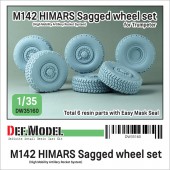 DW35160 US M142 HIMARS Sagged wheel set - New Tool (for 1/35 Trumpeter kit) -Retooled DW35112
