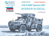 QDS-35079 3D Декаль интерьера кабины К-4386 Тайфун ВДВ (Звезда) (Малая версия)
