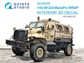 QD35096 3D Декаль интерьера кабины M1224 MaxxPro MRAP (Kinetic)