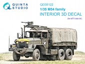 QD35122 M54 Family 3D-Printed & coloured Interior on decal paper (AFV club)