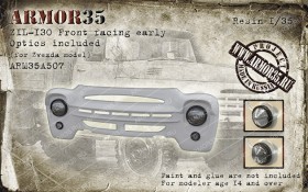 ARM35A507 ЗиЛ-130 Ранняя облицовка , оптика в комплекте (для модели Звезда)