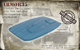 ARM35A508 ЗиЛ-130 Крыша ранняя с двумя люками (для модели Звезда)
