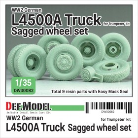 DW30082 WW2 German L4500A Truck wheel set (for Trumpeter 1/35)
