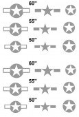 AM48200 Опознавательные знаки самолетов USAAF, US Navy, Marines  Набор №1