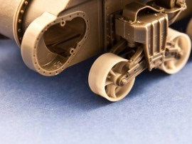 R35-048 Burnt Openwork Wheels for US Tank M4 Sherman and M3 Lee/Grant
