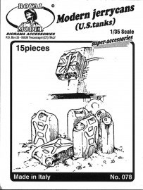 RM 078 Modern jerricans (U.S. tanks) 12 pcs.