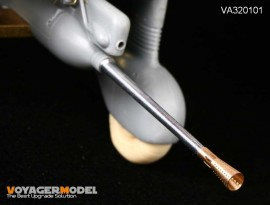 VA320101 1/32 Junkers Ju87G AP Shell, Gun Barrel, Muzzle Brake (For Hasegawa ST25)