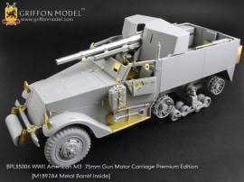 L35A041 1/35 Rear Vehicle Stowage for WW II American M3 75mm GMC / T48 57mm GMC