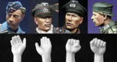 H001 Panzer Crew Heads and Hands