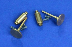RB35A11 Railroad flat buffer  set contains two buffers