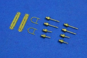 RB35D02 Telegraphic pillar with 4 insulators  Set contains not assembled 2 pcs