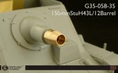 G35-058-35 150mm StuH 43 L/12 Barre