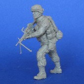 MCF35191 Современный Американский солдат с пулеметом М249