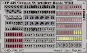 TP526 German SS Artilery Ranks WWII