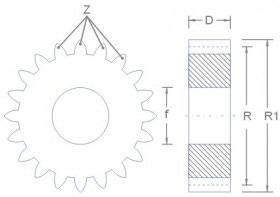 RB 034 21 Шестеренка