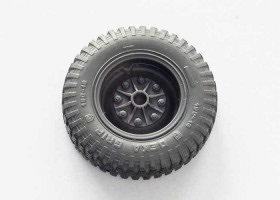 QWX-008 set of wheels for Sd.Kfz 251 i Sd.Kfz 11 (DEKA GRIP)+mask