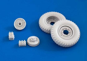 QWX-030 Einheitsdiesel kfz.61 wheels with Bolt Guards Type 1 off-road tread