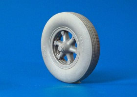 QWX-026 Sd.Kfz 7 front wheels, sleek tread pattern (Fulda)