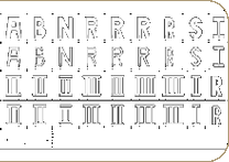 XT023 German Letters Large