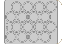XT095 Flakpanzer 38 (Gepard) wheel mask