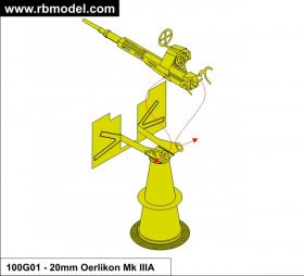 100G01 20mm Oerlikon MK III A