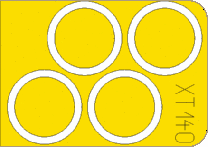 XT140 Flak 38 30mm wheel masks (DRA)