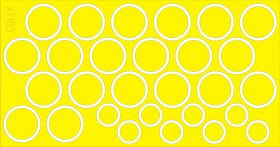 XT163 Crusader III wheel masks (ITA)