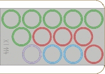 XT114 DUKW wheel mask (ITA)