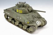 ASU35-022 1/35 U.S. Medium Tank M4A1 Sherman   (Late Production w/Hedgerow Cutter)