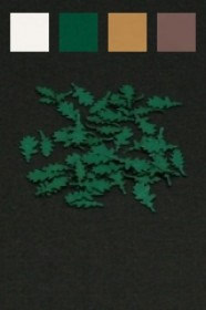 GL-055-GN Oak Leaves - Fire green